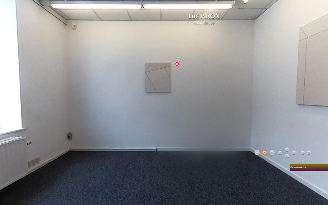 Visite virtuelle de l’exposition de Luc Piron