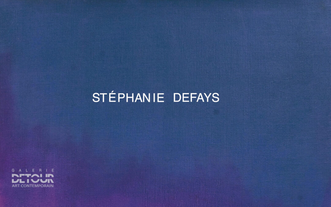 Teaser de l’exposition de Stéphanie Defays